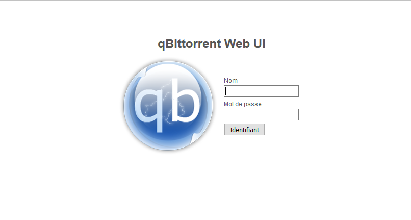 qbittorrent web interface